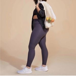 Everlane ReNew Performance Legging Sz XXL High Rise Purple Grey